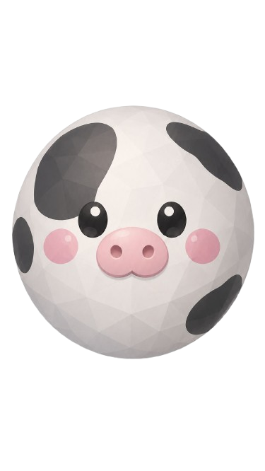 Cow ball skin in Balled Up